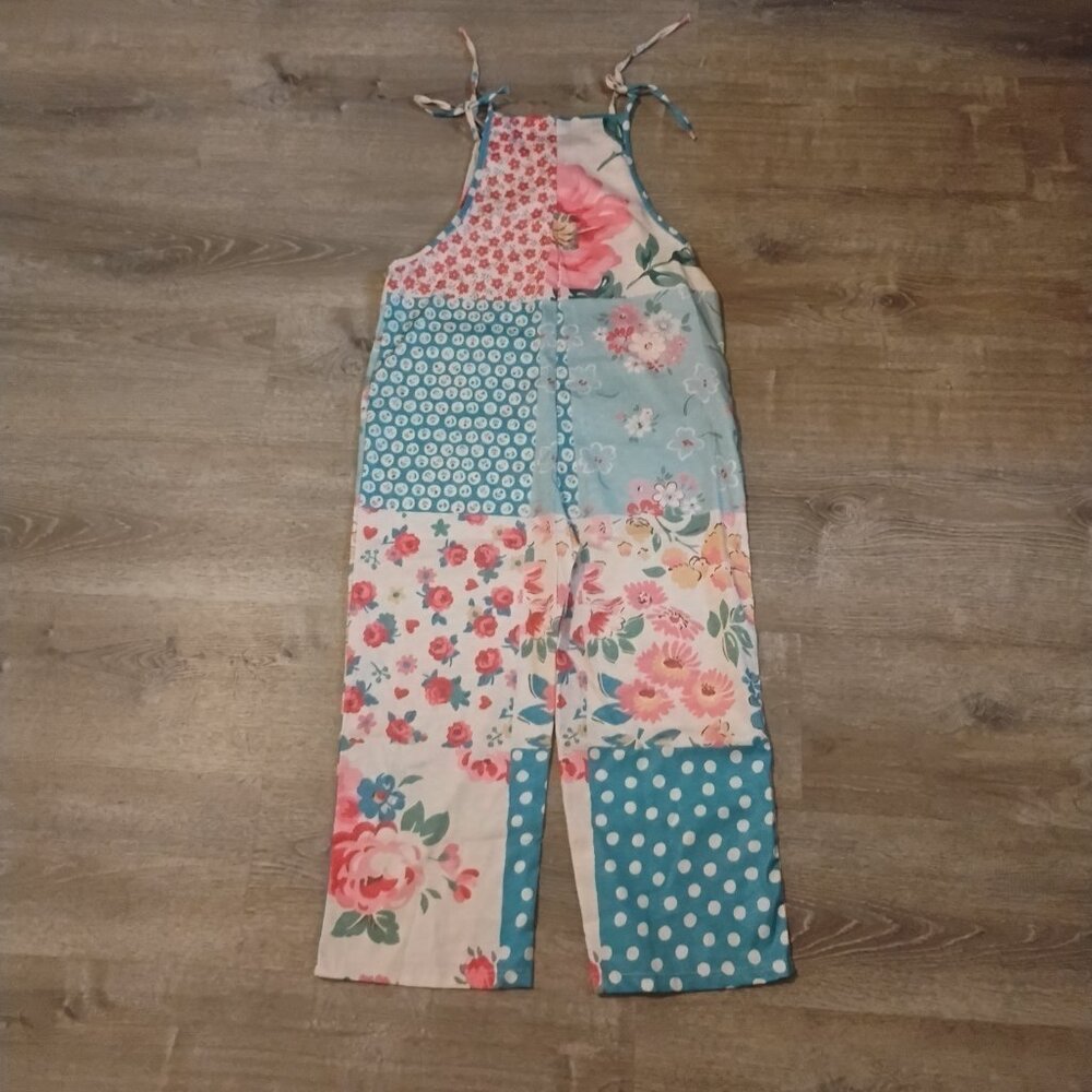 Gently Used Cottagecore Patchwork Jumpsuit | Flor… - image 2
